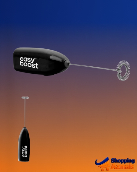 Mixer Portátil Super Potente Easy Boost Misturador A Pilha Cor Preto