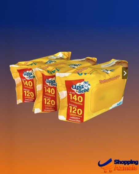 420 Toalhas Umedecidas/3 Pacotes- Upa Bebê